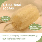 6Pack Luffa Sponges Gentle Exfoliating Body Scrubber - Image 3