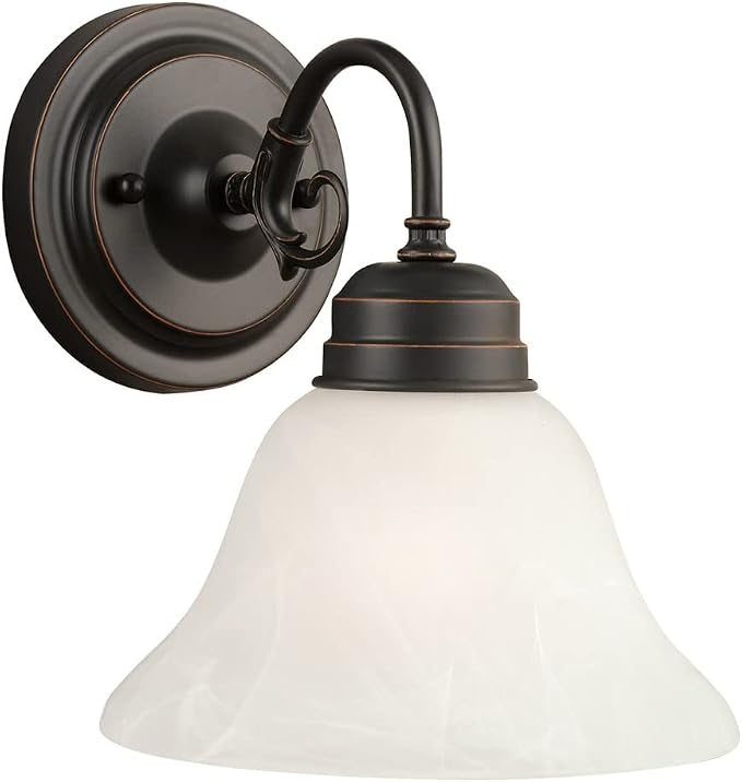 Design House 514497 Millbridge Wall Light Traditional 1-Light Indoor Dimmable by DesignHouse