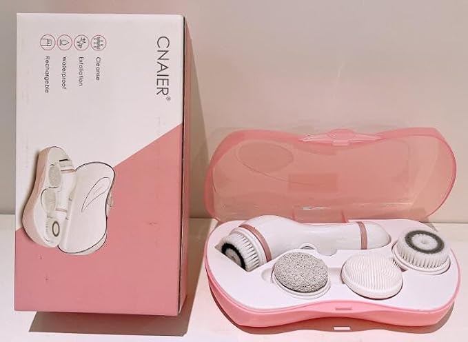 Facial Cleansing Brush, 4 in 1 Electric Face Scrubber - Image 8