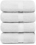 Ariv Premium Bath Towels Pack of 4, 100% Cotton, Super Soft, Highly Absorbent by Ariv