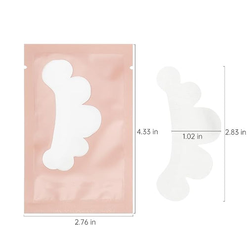 100 Pairs Eye Under Gel Pads Eyelash Extensions Patches, Lash Extension Lint - Image 2