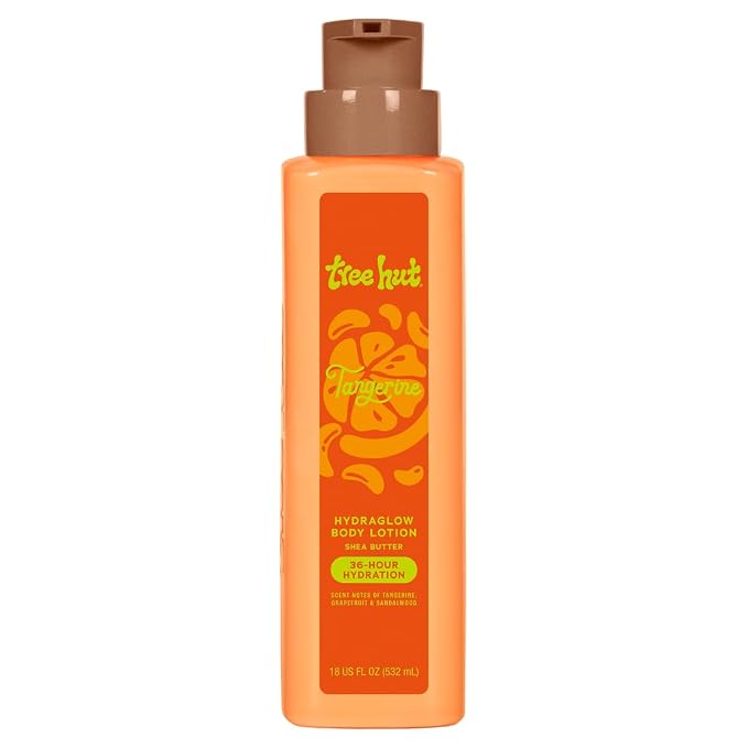 Tree Hut Hydraglow Body Lotion Tangerine, Mothers Day Gifts, Bright Citrus Scent by TreeHut