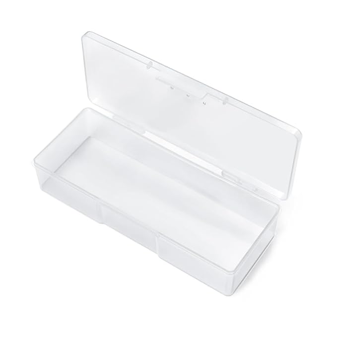 Transparent Box Storage Case for Nail Art Equipment Manicure Tool Organzing - Image 2