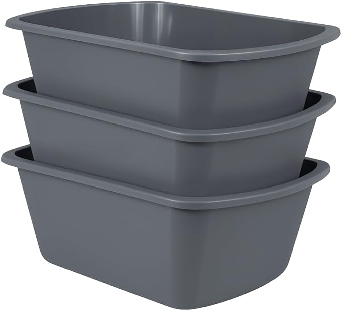 Vakly Wash Basins – Rectangular Plastic Hospital Bedside Soaking Tub by Vakly