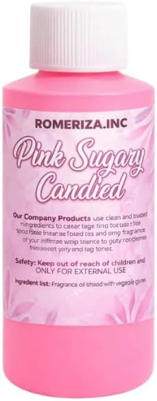 Pink Sugary Candied Natural Fragrance Body Oil by ROMERIZAINC