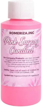 Pink Sugary Candied Natural Fragrance Body Oil by ROMERIZAINC