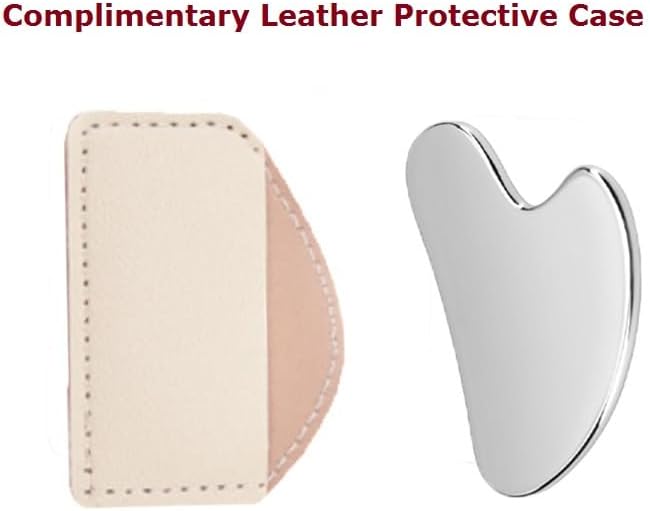 Stainless Steel Gua Sha Facial Tools, Tighten Skin Massage Guasha Beauty Tool - Image 3