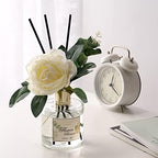 Cocorrina Reed Diffuser Set, Flower Reed Diffuser Clear Air 6.7 oz, Scented - Image 2