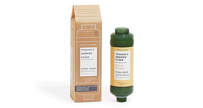 VOESH Vitamin C Shower Filter Duo, Citrus Crush, Shower Aromatherapy, Water - Image 7