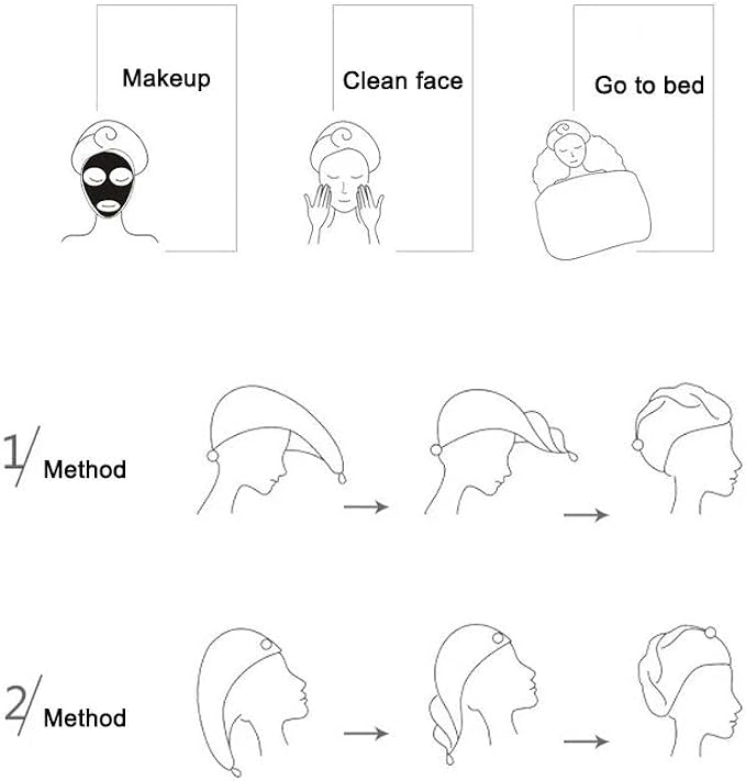 ADOGO Microfiber Hair Towel - Image 4