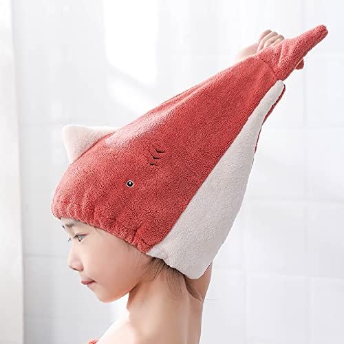 Hair Drying Towel for Kids Girls, Cute Cartoon Absorbent Quick Drying Bath Wrap - Image 6