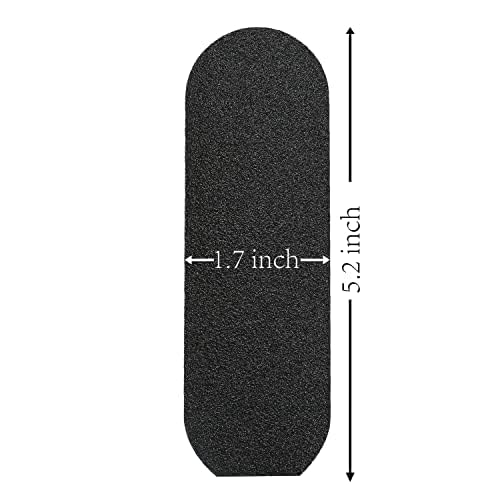 Stainless Steel Pedi File Refill, 80 Grit, Size 5.2" L x 1.7" W - Image 2