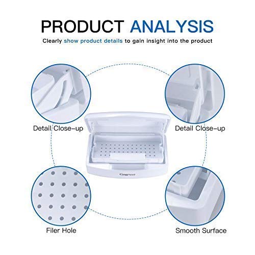 Gusnilo Nail Art Tools, Plastic Storage Box - Image 5