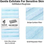 Yiclick 2pcs Back Scrubber for Shower Bath ，Exfoliating Body Scrubber, Body - Image 5
