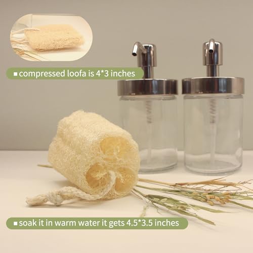 6Pack Luffa Sponges Gentle Exfoliating Body Scrubber - Image 4