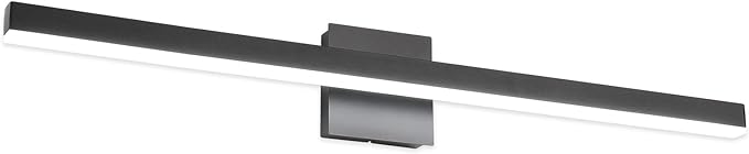 Joossnwell 35.4 inch Black Vanity Light Fixtures Industrial Bathroom Lighting by Joossnwell