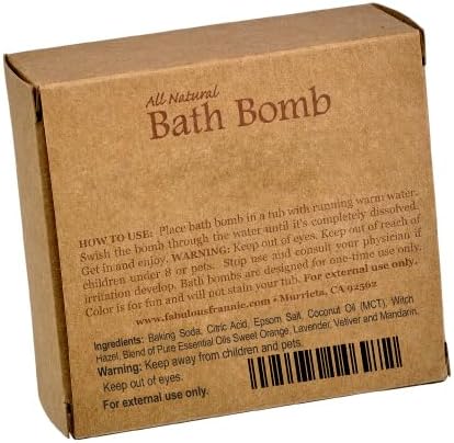Fabulous Frannie Kid's Peace and Calm Natural, Handmade Bath Bomb Set, Rich in - Image 3