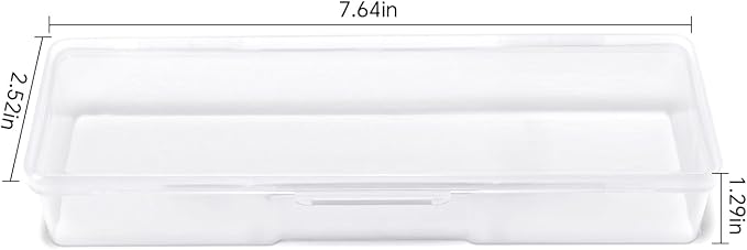 4Pcs Transparent Storage Boxes For Nail Tool Professional Pedicure Manicure - Image 4