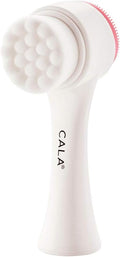 CALA Dual-Action Facial Cleansing Brush, Superfine Soft Bristles Deep Clean by CALAPRODUCTS