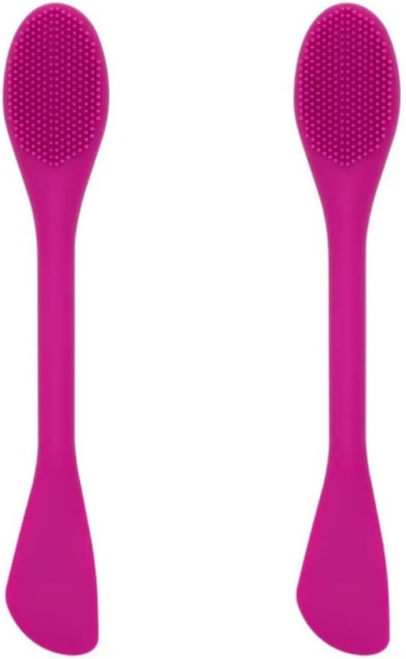 Silicone Cleansing Brush 2pcs, Mask Applicator and Skincare by Unknown