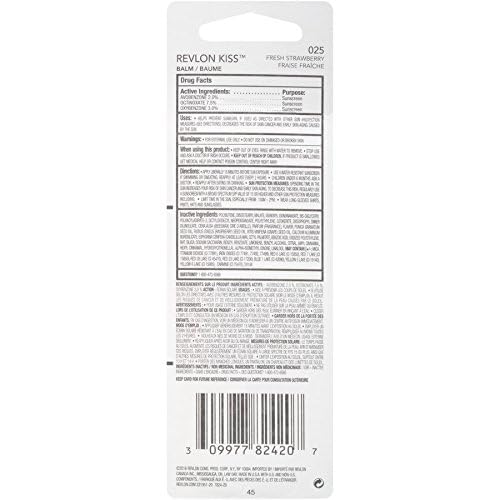 Revlon Tinted Lip Balm, SPF 20, Natural Fruit Oils | Fresh Strawberry | Pack of - Image 9