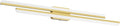 Ralbay 48" Gold Vanity Lights 48W Frosted Aluminum Modern LED Gold Bathroom by RalbayLighting