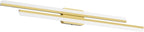 Ralbay 48" Gold Vanity Lights 48W Frosted Aluminum Modern LED Gold Bathroom by RalbayLighting