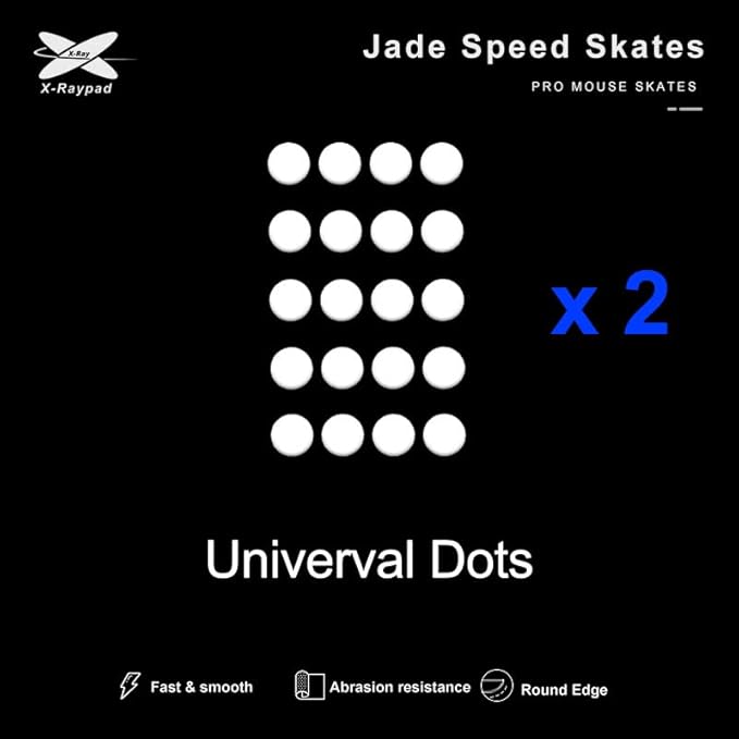 X-Raypad Jade Speed Mouse Skates, Offers Excelent Wear Resistance, Speed & - Image 2