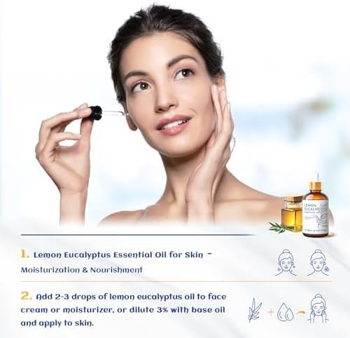 HIQILI Lemon Eucalyptus Oil, for Spary, 100% Pure Natural - Image 4