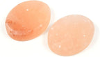 2 Pcs Leaf Shape Himalayan Salt Massage Stones Hot Massage Cold Massage Stones by QYLHH