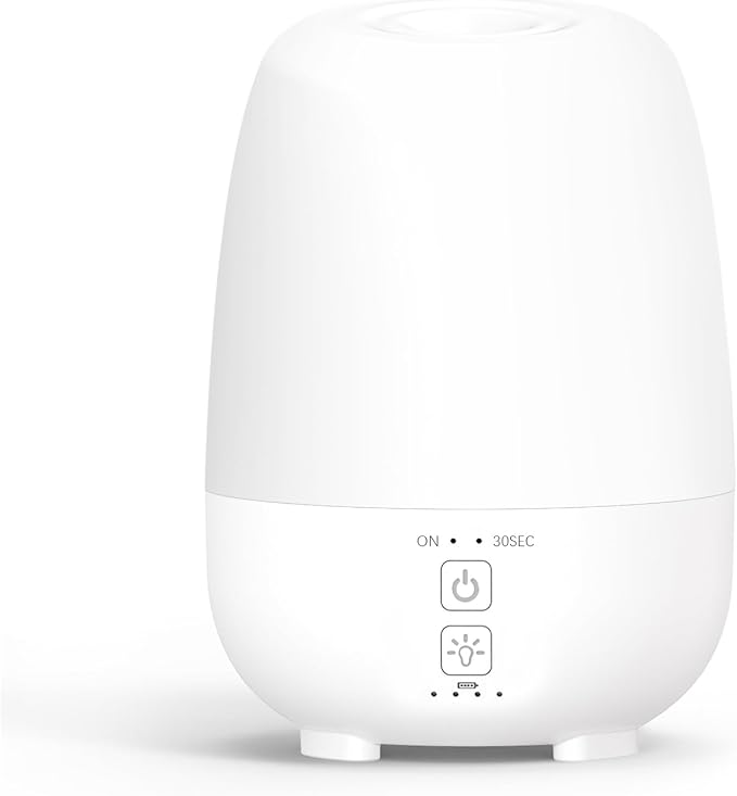 SEEDSEEL 150ML Rechargeable Battery Operated Essential Oil Diffuser, 7-Hour by SEEDSEEL