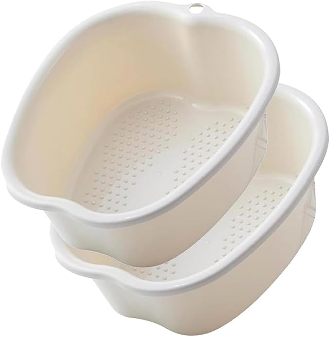 Foot Soaking Tub Sturdy Soaking Feet Bucket Large Size Foot Basin Thickened by Chpbolly