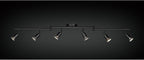 Globe Electric 59693 6-Light Foldable Track Lighting Kit, Matte Black Finish - Image 5