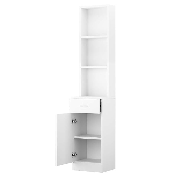 mefeir Salon Station, Barber Hair Stylist Storage Cabinet - Image 8