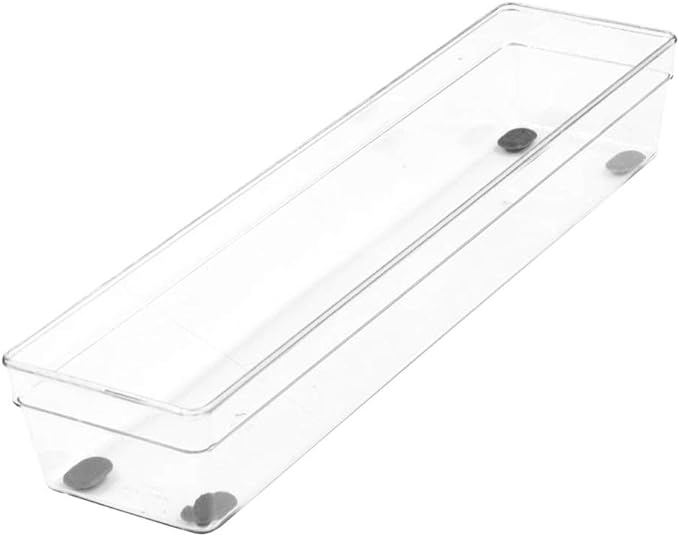 Glad Plastic Drawer Storage Tray – Heavy Duty Organizer Bin by GladTrashFoodStorage