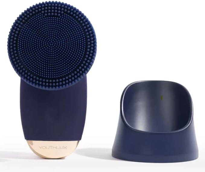 SoniGlow Silicone Face Scrubber/Facial Cleansing Brush – Electric Vibrating by Unknown