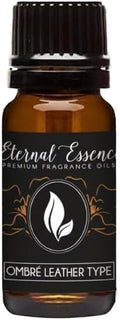 Eternal Essence Oils Leather Ombré 10ml Fragrance Oil – Black Leather, Amber by EternalEssenceOils