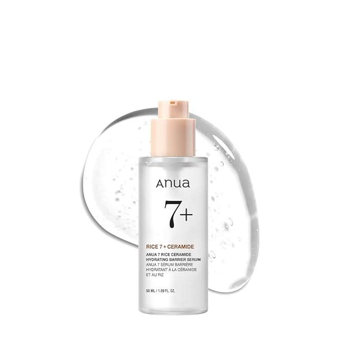 Anua Rice Ceramide 7 Hydrating Barrier Serum, Moisturizing Face Serum, by Anua