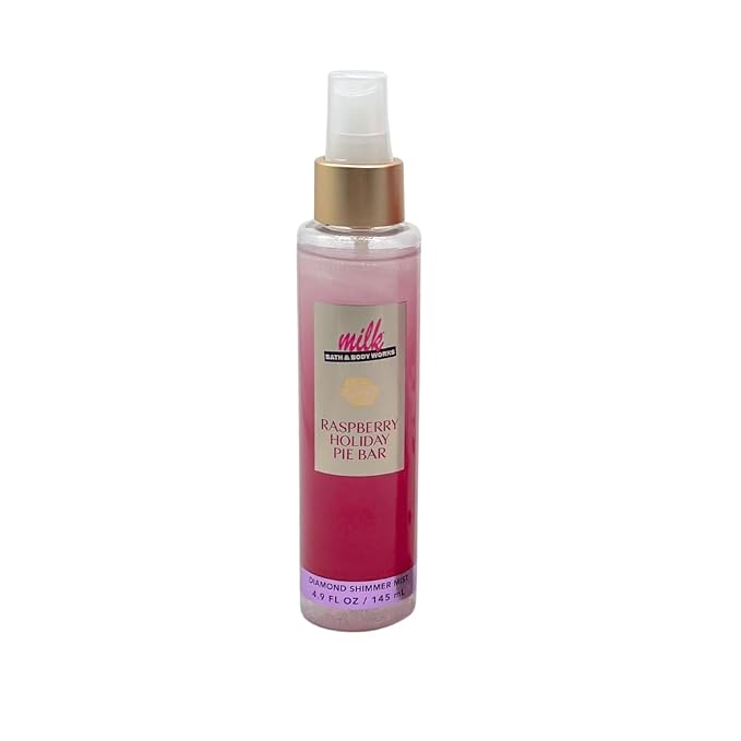 Bath & Body Works MILK Collections RASPBERRY HOLIDAY PIE BAR Diamond Shimmer - Image 6