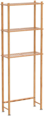 AmazerBath Over The Toilet Storage Bamboo, Bathroom Over Toilet Organizer Rack - Image 5