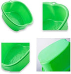 AXLOFO® Foot Soaking Bath Basin, Large Plastic Foot Soaking Tub, Feet Massage - Image 3