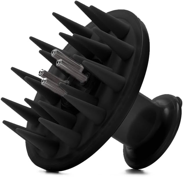 Hair Oil Applicator & Scalp Massager – Soft Silicone Bristles to Remove Dandruff by Unknown