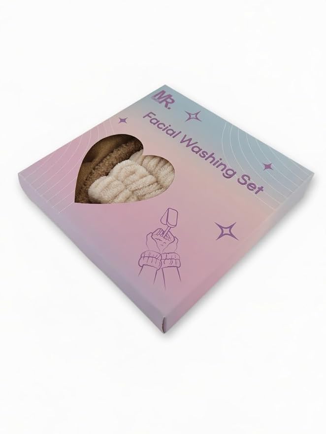2Pcs Spa Headband for Washing Face & 1 Pair Wristband Set - Image 6