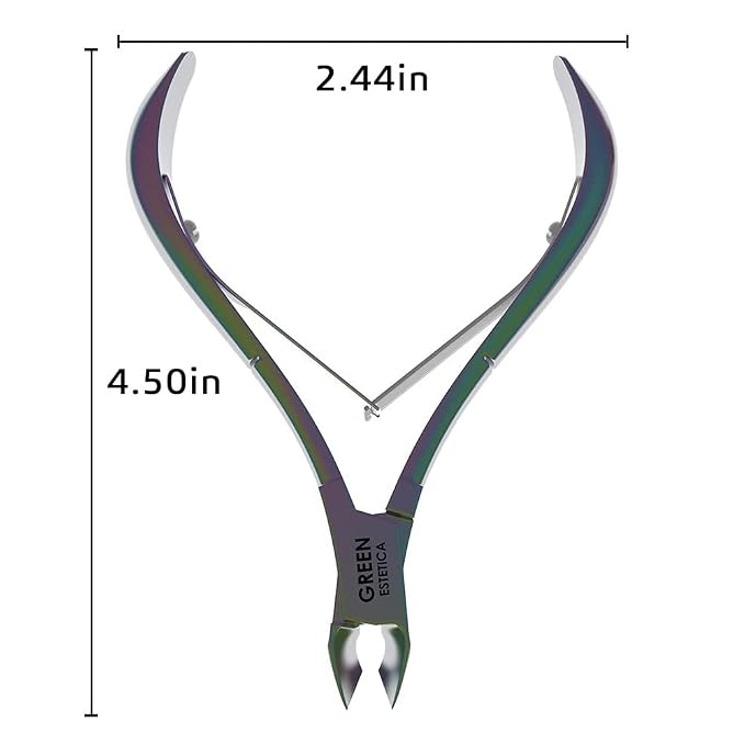 Professional Cuticle Trimmer Nail Cuticle Cutter Stainless Steel Cuticle Nippers - Image 2