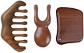 OULIGET Wood Gua Sha Massage Tools Set, Scraping Scalp Massage Comb, Wooden Gua by OULIGET
