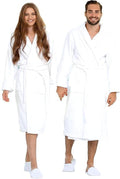 BIOLINEN 100% Cotton Terry Shawl Collar Bathrobe by BIOLINEN