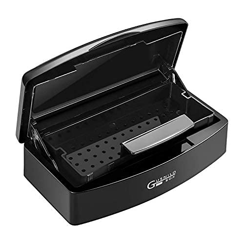 Gusnilo Nail Tool Sterilizer Box Plastic Disinfectant Container Disinfectant by Gusnilo
