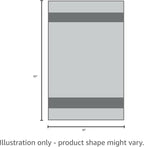 Premium Velour Cabana Beach Towel 2 Pack, 30” x 60” Soft Plush Cotton Pool Towel - Image 8