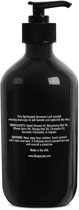 Nooky Massage Oil with Premium Natural Ingredients. Relaxing Essential and - Image 7