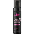 b.tan Ultra Dark Self Tanner Mousse | I Want The Darkest Tan Possible by btan
